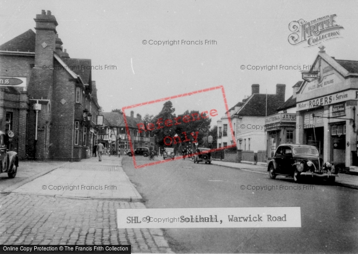 Photo of Solihull, Warwick Road c.1955