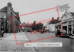 Warwick Road c.1955, Solihull