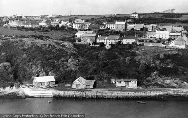 Photo of Solva, The Harbour And Upper Solva From The Gribbin c.1955