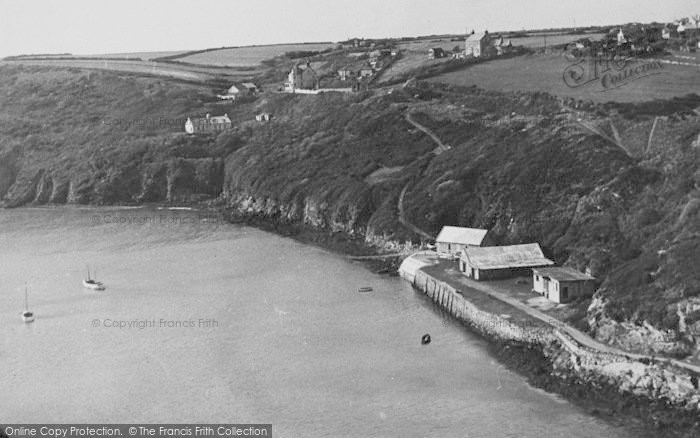 Photo of Solva, The Harbour From The Gribbin c.1955