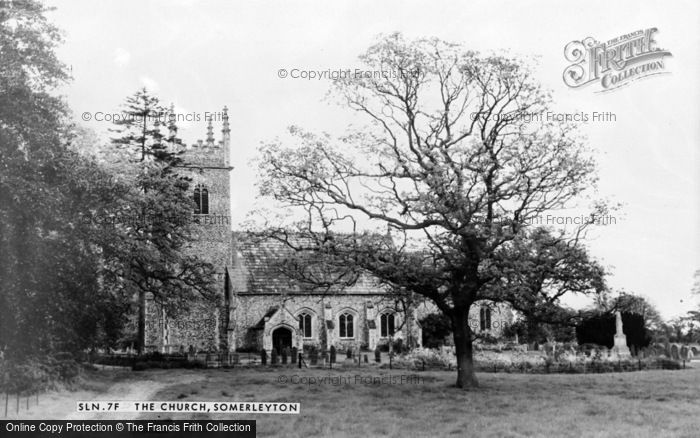 Photo of Somerleyton, The Church c.1960