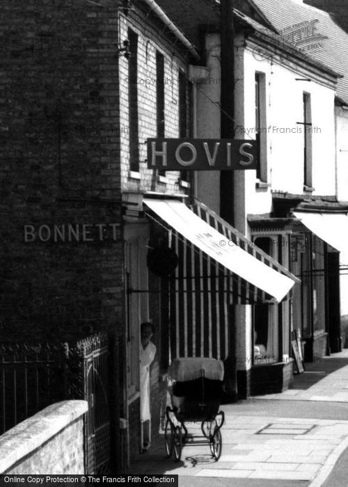 Photo of Somersham, Bonnett's Bakery, High Street c.1960