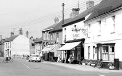 Bonnett's Bakery, Village Shop And The Rose & Crown c.1960, Somersham
