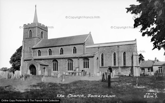 Photo of Somersham, The Church c.1960