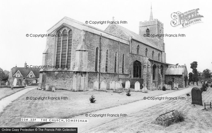 Photo of Somersham, The Church c.1965