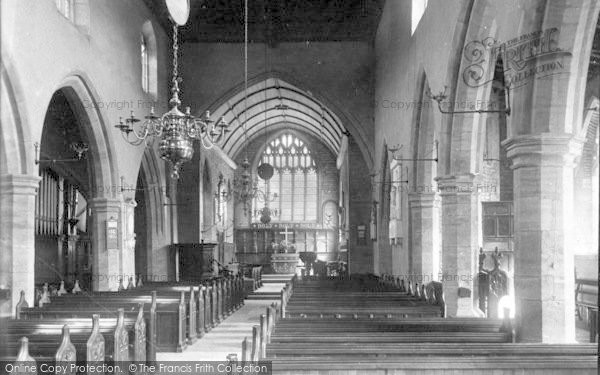 Photo of Somerton, Church Interior 1904