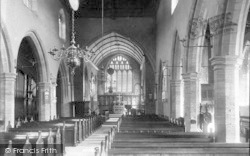 Church Interior 1904, Somerton