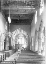Church Interior 1904, Somerton