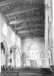 St Michael's Church Interior c.1955, Somerton