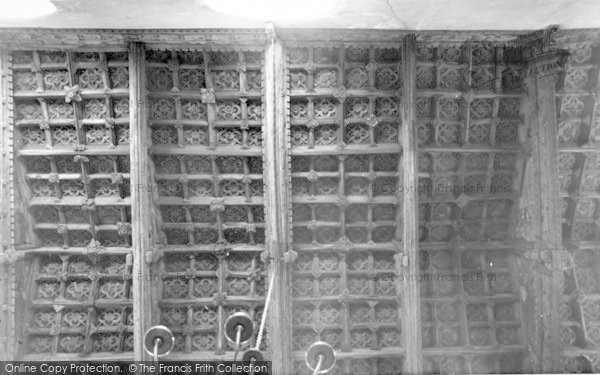 Photo of Somerton, The Church Roof c.1955