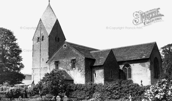 Photo of Sompting, St Mary's Church c.1955