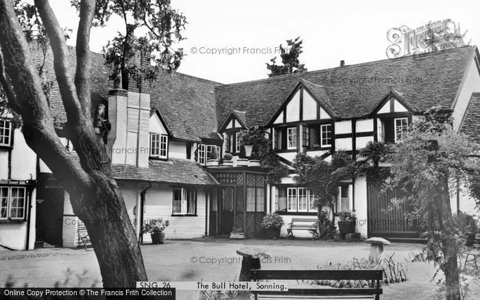 Photo of Sonning, The Bull Hotel c.1955