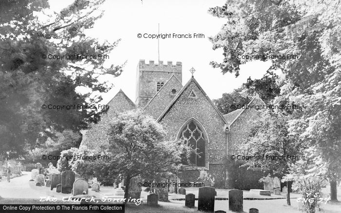 Photo of Sonning, The Church c.1955