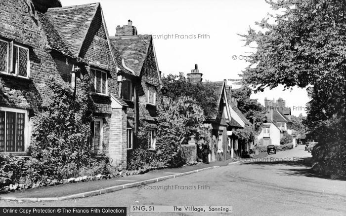 Photo of Sonning, The Village c.1955