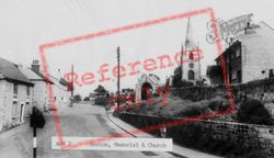 Memorial And Church c.1960, South Anston