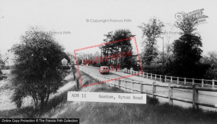 Photo of South Anston, Ryton Road c.1960