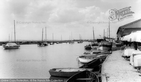 Photo of South Benfleet, Benfleet Creek Looking West c.1960
