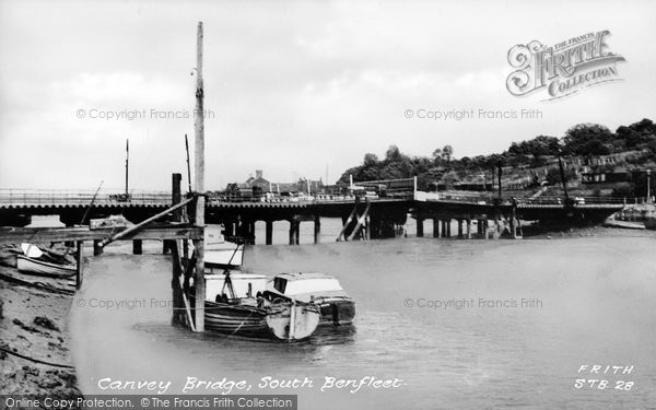 Photo of South Benfleet, Canvey Bridge c.1955