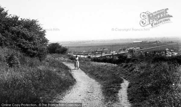 Photo of South Benfleet, Canvey From The Downs c.1955