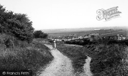 Canvey From The Downs c.1955, South Benfleet