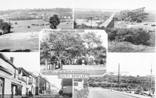 Photo of South Benfleet, Composite c.1960