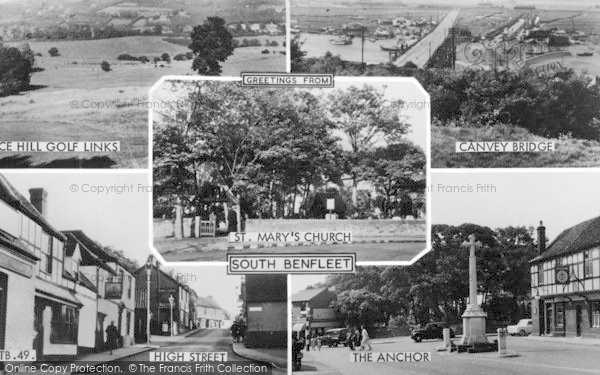 Photo of South Benfleet, Composite c.1960