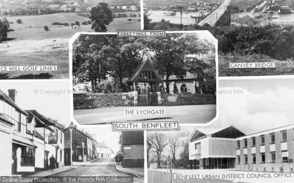 Photo of South Benfleet, Composite c.1960