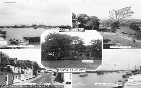 Photo of South Benfleet, Composite c.1960