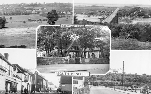 Photo of South Benfleet, Composite c.1960
