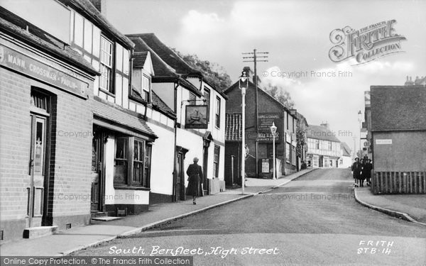 Photo of South Benfleet, High Street c.1955