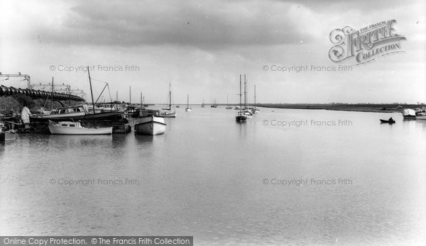 Photo of South Benfleet, The Creek From Canvey Bridge c.1960