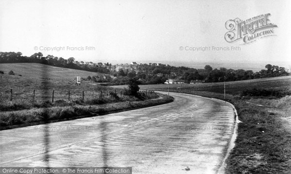 Photo of South Benfleet, View From Essex Way c.1955