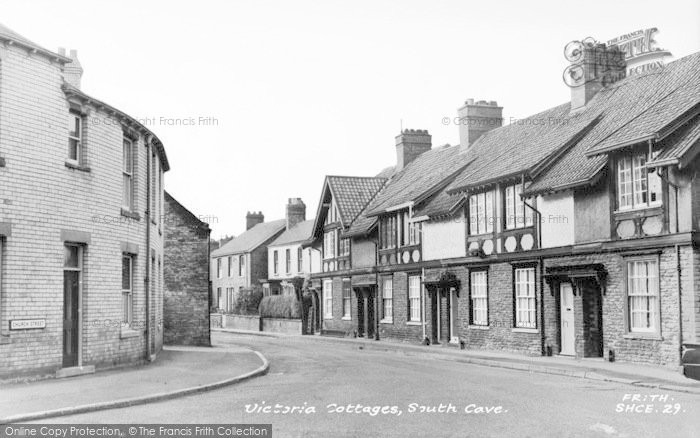 Photo of South Cave, Victoria Cottages c.1965