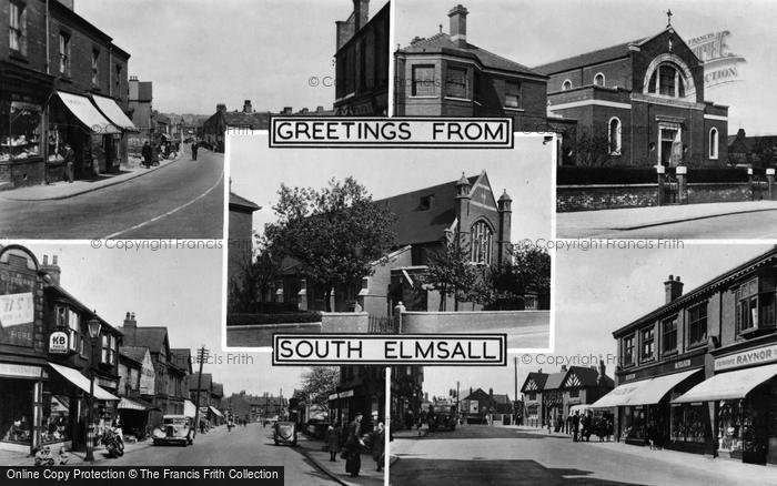 Photo of South Elmsall, Composite c.1955