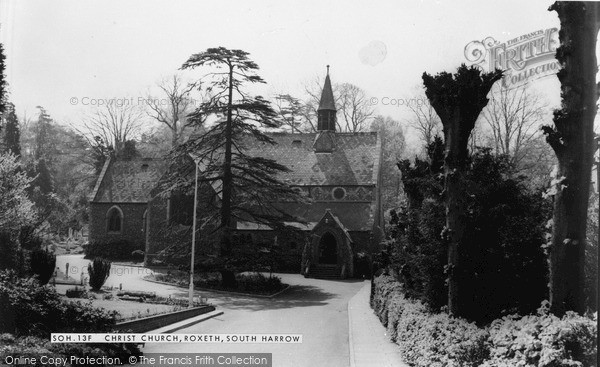 Photo of South Harrow, Christ Church, Roxeth c.1965