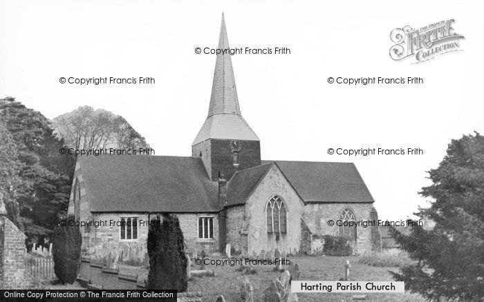 Photo of South Harting, Parish Church c.1955