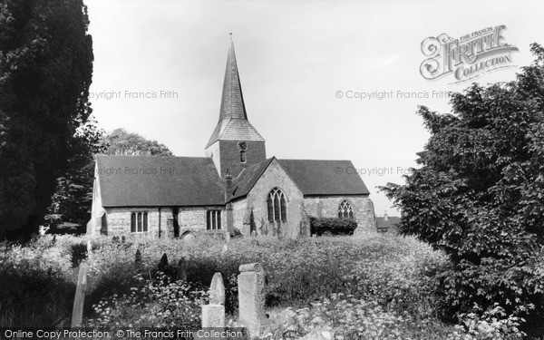 Photo of South Harting, St Mary And St Gabriel Church c.1960