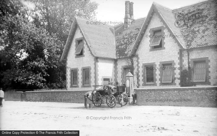 Photo of South Harting, Village Pump With Carriage c.1900