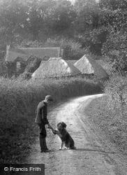Boy And Dog 1906, South Holmwood