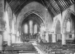 Church Interior 1906, South Holmwood