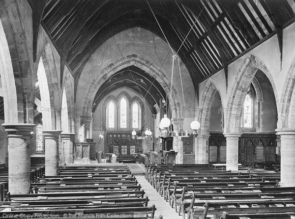 Photo of South Holmwood, Church Interior 1922