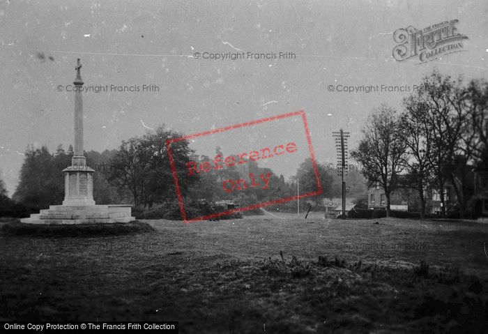 Photo of South Holmwood, Memorial And Post Office 1921