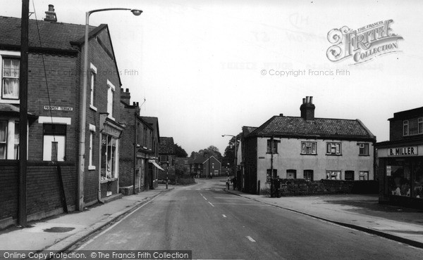 Photo of South Kirkby, White Apron Street c.1965