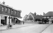 The Shops And St Michael's Church c.1955, South Lancing