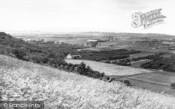 View From The Hill c.1960, South Littleton