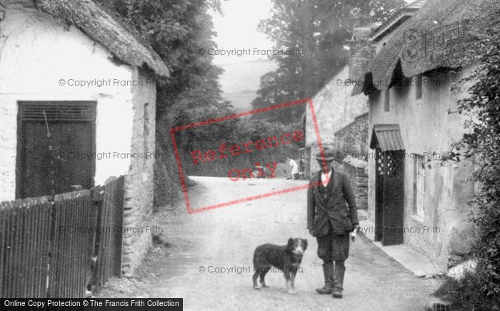 Photo of South Milton, Man And His Dog 1927