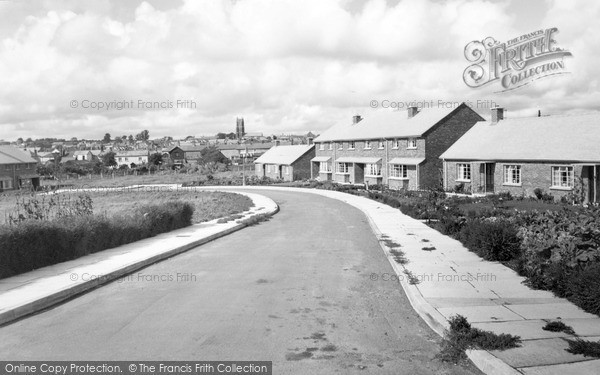 Photo of South Molton, From Kingsway c.1955