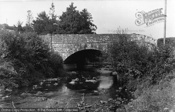 Photo of South Molton, Mole Bridge c.1955