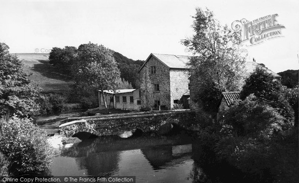Photo of South Molton, The River Mole And Bridge c.1960