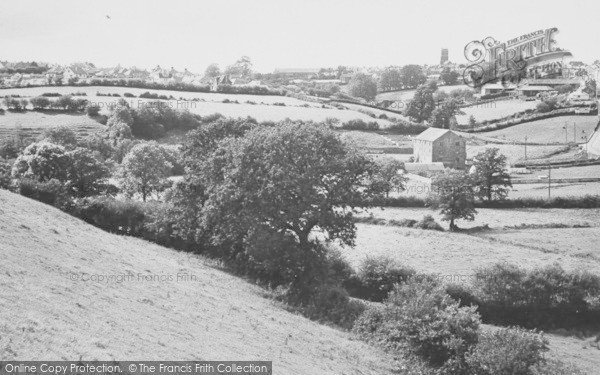 Photo of South Molton, View From Gorton Hill c.1955